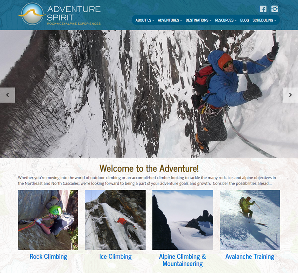 Vermont website with responsive web design